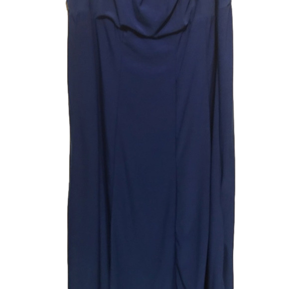 Never Worn! Royal Blue Empire Waist Dress (Knee Length) - Picture 8 of 11